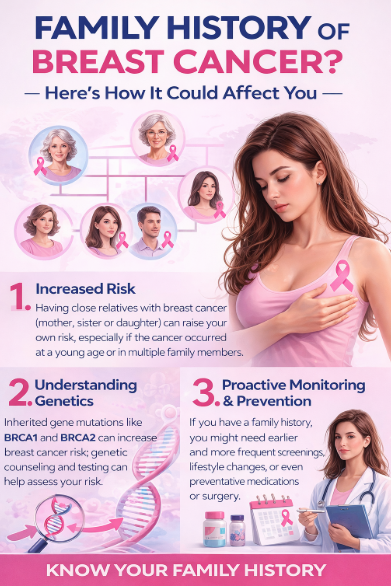 Family History of Breast Cancer? Here’s How It Could Affect You 2 Family History of Breast Cancer